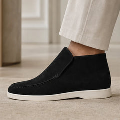 Marlow Suede Chukka Loafer - Black - men's shoes - Hendlys - Image 5