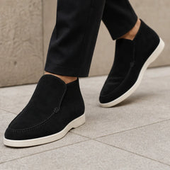 Marlow Suede Chukka Loafer - Black - suede loafers - Hendlys - Image 3