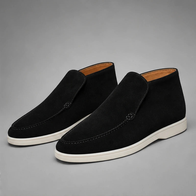 Marlow Suede Chukka Loafer - Black - men's loafers - Hendlys - Image 2