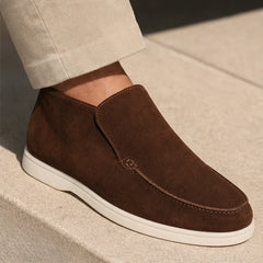 Marlow Suede Chukka Loafer - Dark Brown - suede loafers - Hendlys - Image 3