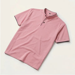 Jenson Polo Shirt - Pink - loose fit - Hendlys - Image 5