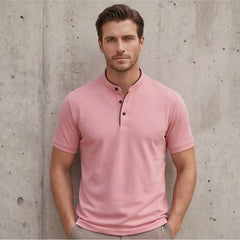 Jenson Polo Shirt - Pink - casual polo - Hendlys - Image 7