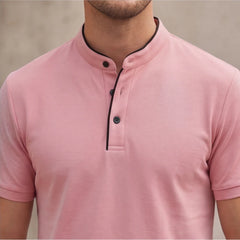 Jenson Polo Shirt - Pink - men's shirts - Hendlys - Image 6