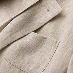 Palma 2-Piece Linen Set - Beige - linen suit - Hendlys - Image 3