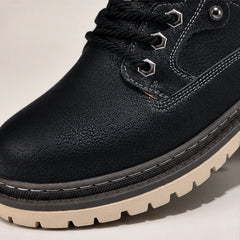 Kingsley Leather Casual Shoe - Black - nubuck leather - Hendlys - Image 4