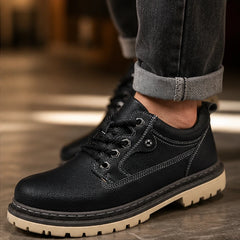 Kingsley Leather Casual Shoe - Black - mens shoes - Hendlys - Image 2