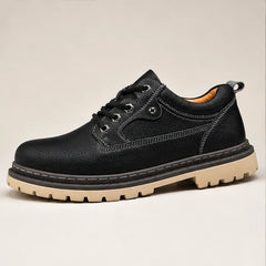 Kingsley Leather Casual Shoe - Black - leather shoes - Hendlys - Image 5