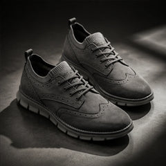 Peterson Suede Sneakers - Gray - men's sneakers - Hendlys - Image 2
