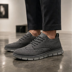Peterson Suede Sneakers - Gray - suede sneakers - Hendlys - Image 3