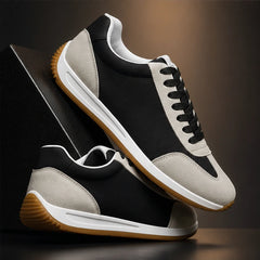 Orbital Retro Sneakers - Black - leather sneakers - Hendlys - Image 4