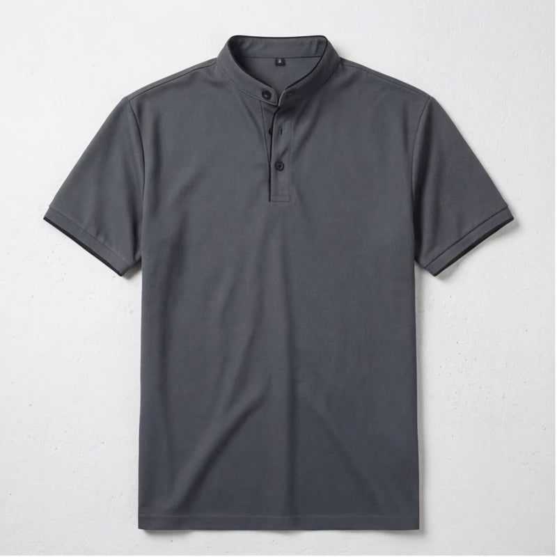 Jenson Polo Shirt - Dark Grey - men's polo - Hendlys - Image 2