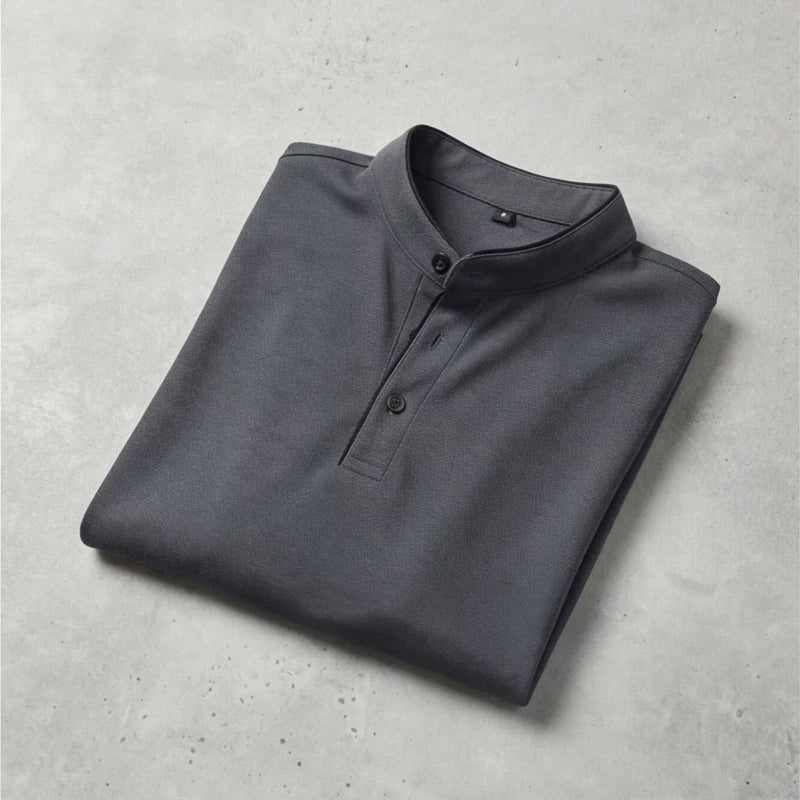 Jenson Polo Shirt - Dark Grey - polo shirt - Hendlys - Image 3
