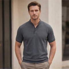 Jenson Polo Shirt - Dark Grey - men's shirts - Hendlys - Image 6