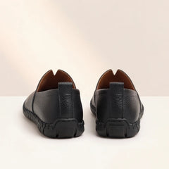 Sartoria Italia Loafers - Black - breathable shoes - Hendlys - Image 8