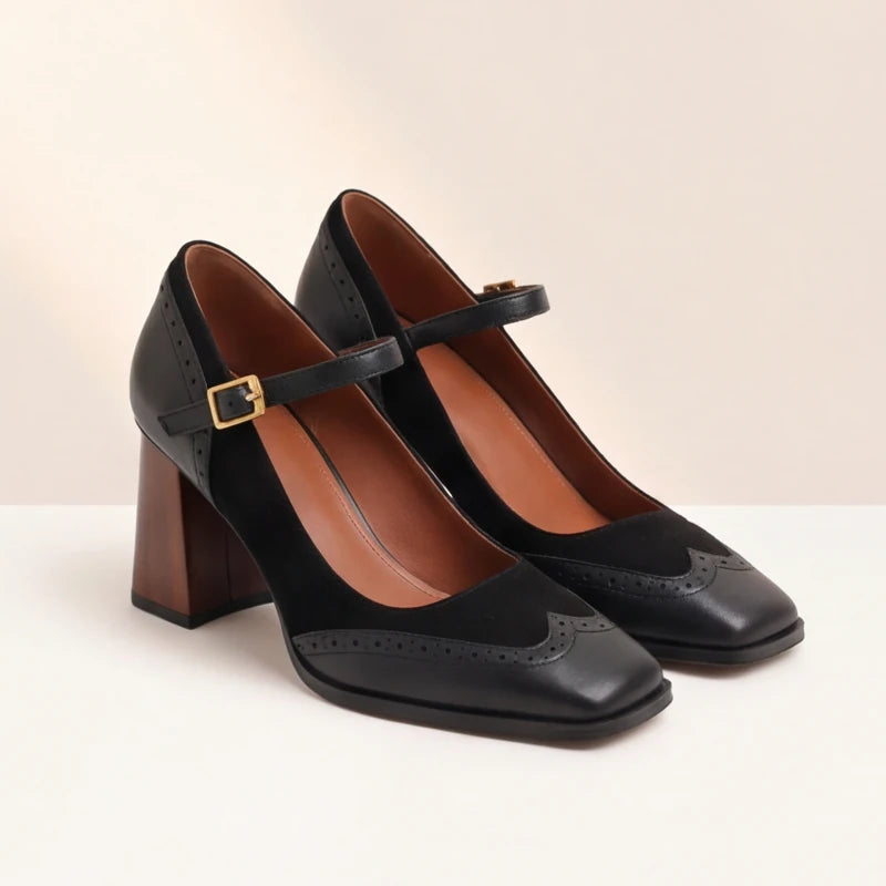 Vilano Duo Heels - Black - women's heels - Hendlys - Image 1