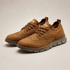 Peterson Suede Sneakers - Camel - Sneakers - Hendlys - Image 1