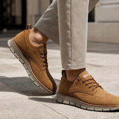 Peterson Suede Sneakers - Camel - suede sneakers - Hendlys - Image 3