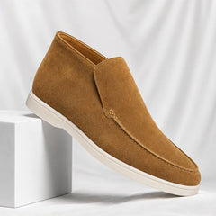 Marlow Suede Chukka Loafer - Brown - Loafers - Hendlys - Image 1