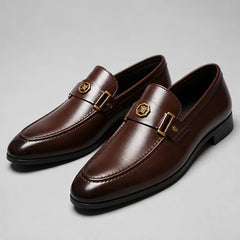 Verona Hand-Finished Leather Loafer - Brown - men's loafers - Hendlys - Image 2