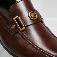 Verona Hand-Finished Leather Loafer - Brown - men's shoes - Hendlys - Image 5