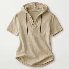 Brighton Hoodie Shirt - Sand - men's shirt - Hendlys - Image 2