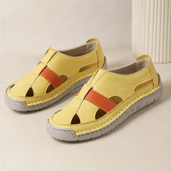 Brexton Vented Leather Loafer - Yellow - leather loafers - Hendlys - Image 4