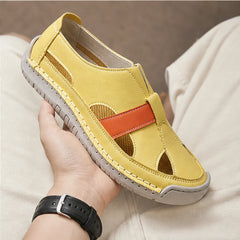 Brexton Vented Leather Loafer - Yellow - vented leather - Hendlys - Image 5
