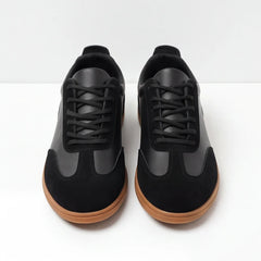 Monaco Leather Shoes - Black - leather sneakers - Hendlys - Image 3