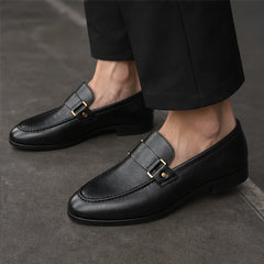 Verona Hand-Finished Leather Loafer - Black - men's loafers - Hendlys - Image 2
