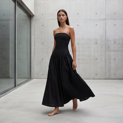 Grazania Strapless Dress - Black - strapless dress - Hendlys - Image 3