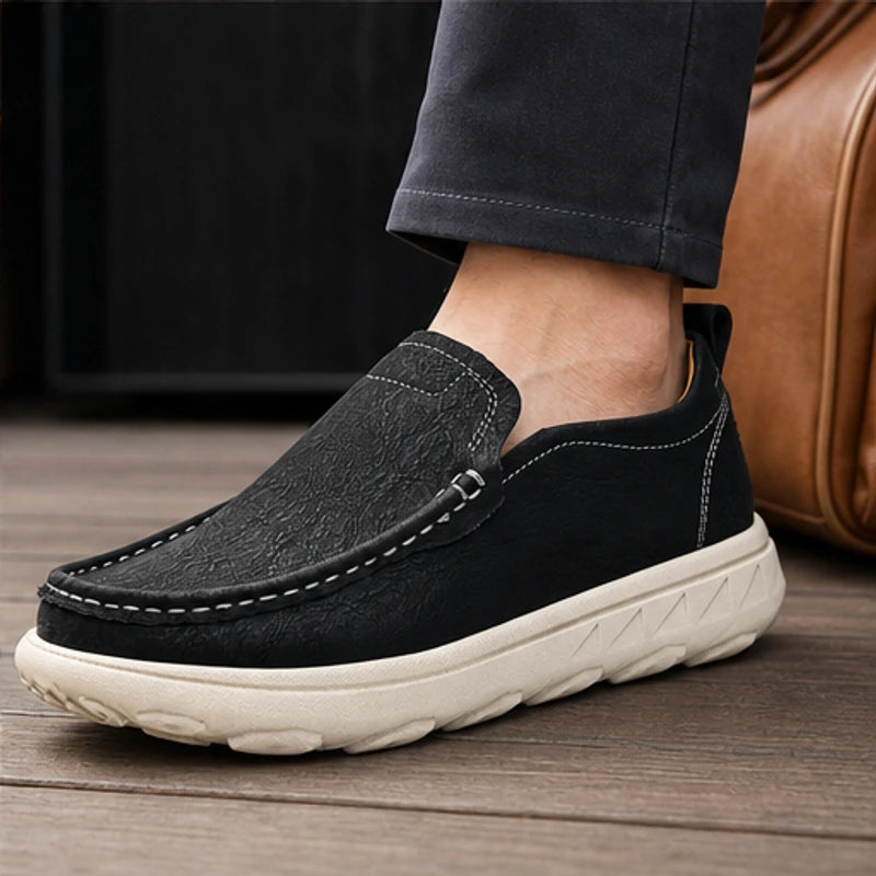 Ridgeway Casual Loafer - Black - slip-on shoes - Hendlys - Image 4