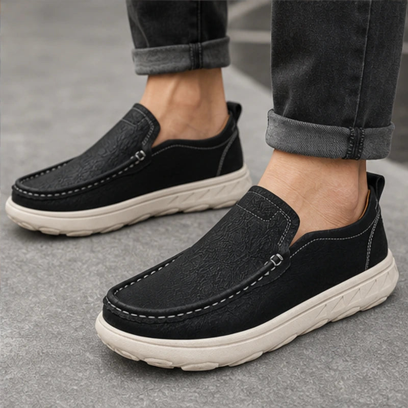 Ridgeway Casual Loafer - Black - casual loafers - Hendlys - Image 3