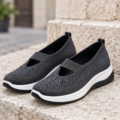 Amara Women's Orthopedic Slip-On Sneakers - Dark Gray - Women's Footwear > Sneakers > Slip-On Sneakers - Hendlys - Image 3