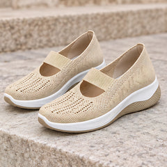 Amara Women's Orthopedic Slip-On Sneakers - Beige - female - Hendlys - Image 4