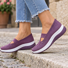 Amara Women's Orthopedic Slip-On Sneakers - Purple - Shoes - Hendlys - Image 2
