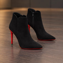 Anastasia Women's Pointed-Toe Stiletto Ankle Boots - Evening Boots - Hendlys - Image 4