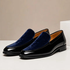 Armitage Leather Loafers - Navy - Men's Footwear > Loafers - Hendlys - Image 1