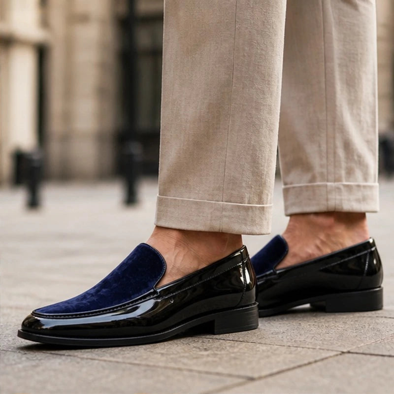 Armitage Leather Loafers - Navy - Shoes - Hendlys - Image 3