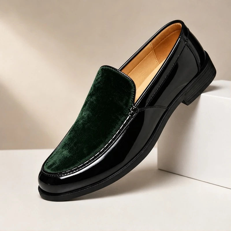 Armitage Leather Loafers - Green - mens shoes - Hendlys - Image 2