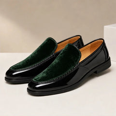 Armitage Leather Loafers - Green - Men's Footwear > Loafers - Hendlys - Image 1