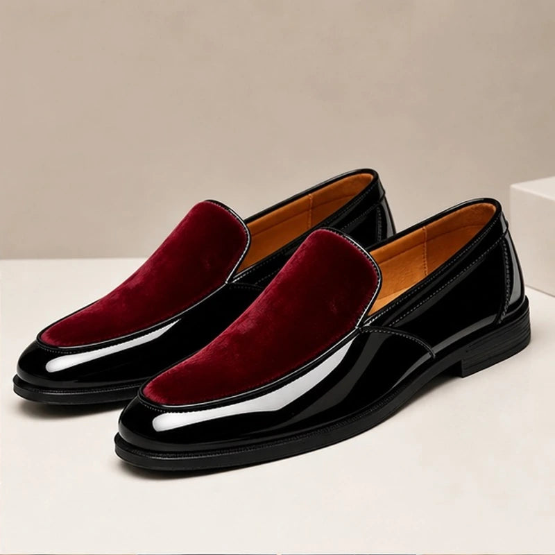 Armitage Leather Loafers - Red - Men's Footwear > Loafers - Hendlys - Image 1