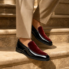 Armitage Leather Loafers - Red - Shoes - Hendlys - Image 3