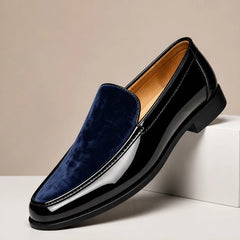 Armitage Leather Loafers - Navy - mens shoes - Hendlys - Image 2