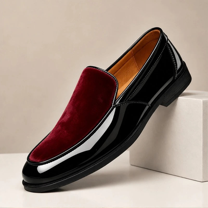 Armitage Leather Loafers - Red - mens shoes - Hendlys - Image 2
