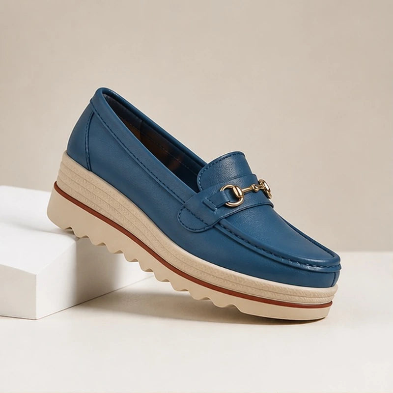 Aveline Orthopedic Loafer - Deep Blue - slip-on shoes - Hendlys - Image 4