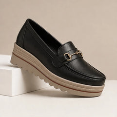 Aveline Orthopedic Loafer - Noir Black - slip-on shoes - Hendlys - Image 4
