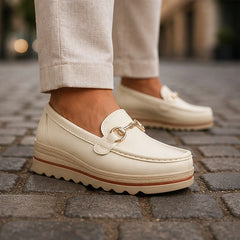 Aveline Orthopedic Loafer - White - loafers - Hendlys - Image 2