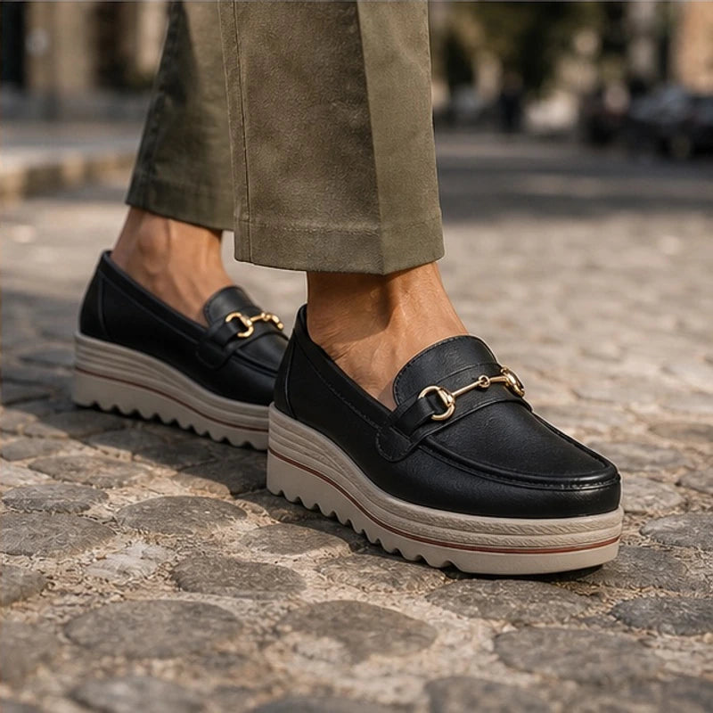 Aveline Orthopedic Loafer - Noir Black - Shoes - Hendlys - Image 1