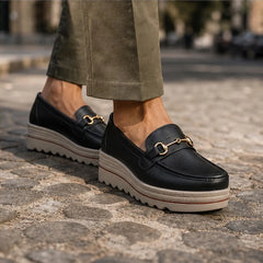 Aveline Orthopedic Loafer - Noir Black - Shoes - Hendlys - Image 1