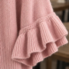 Avielle Women's Ruffle-Cuff Three-Quarter Sleeve Cardigan - Pink - relisted - Hendlys - Image 4